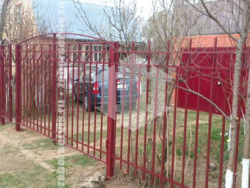Сварной забор с распашными воротами 40 метров