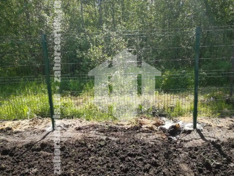 Забор из сетки гиттер 65 метров