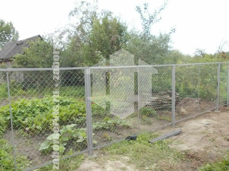 Забор оцинкованный из сетки рабицы 45 метров