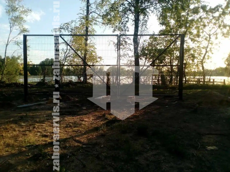 Забор из сварной сетки 60 метров