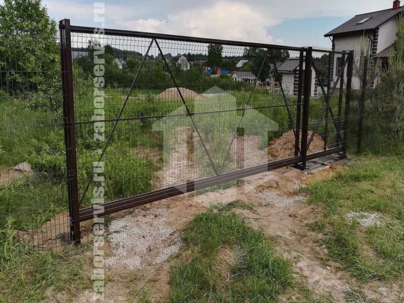 3D забор 130 метров высота 2,2м 5мм