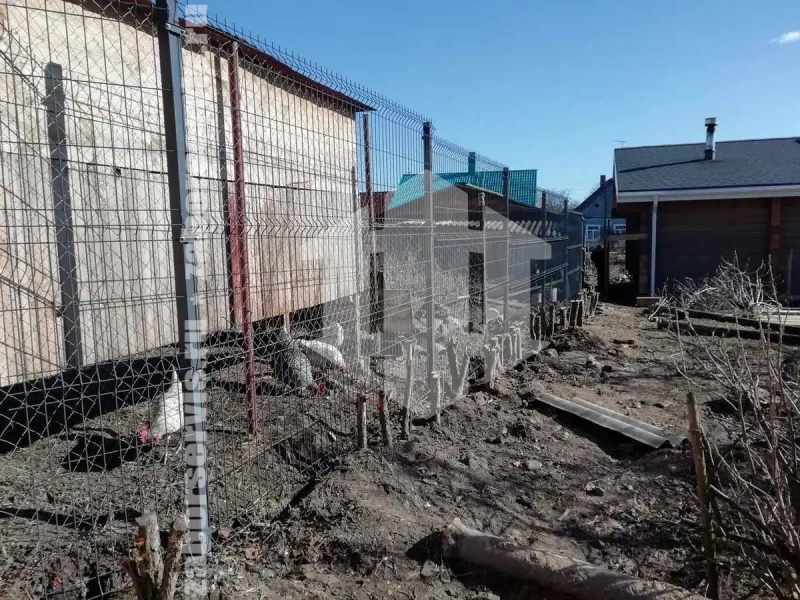 3Д оцинкованный забор 65 метров