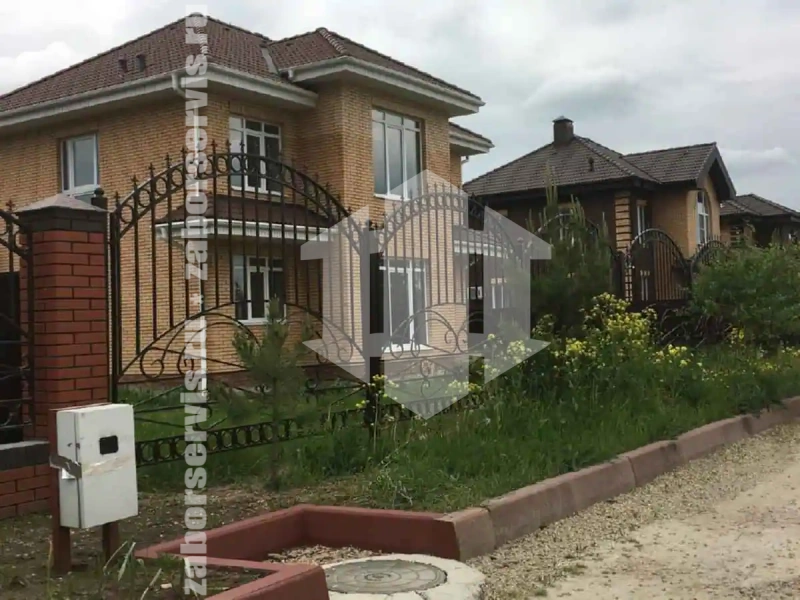 Кованый секционный забор 65 метров