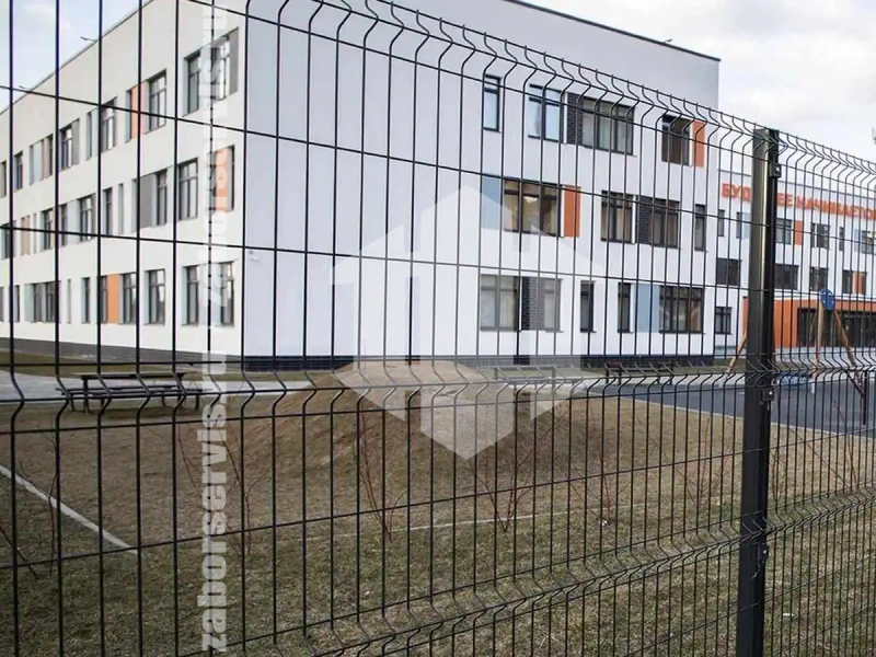 3D заборы для школы 150 метров высота 2,0м