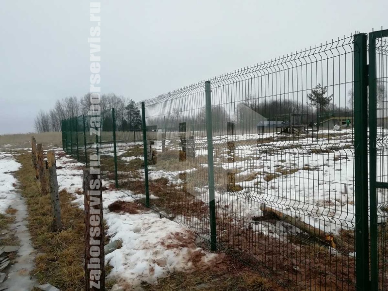 3D заборы 70 метров высота 1,5м 4мм