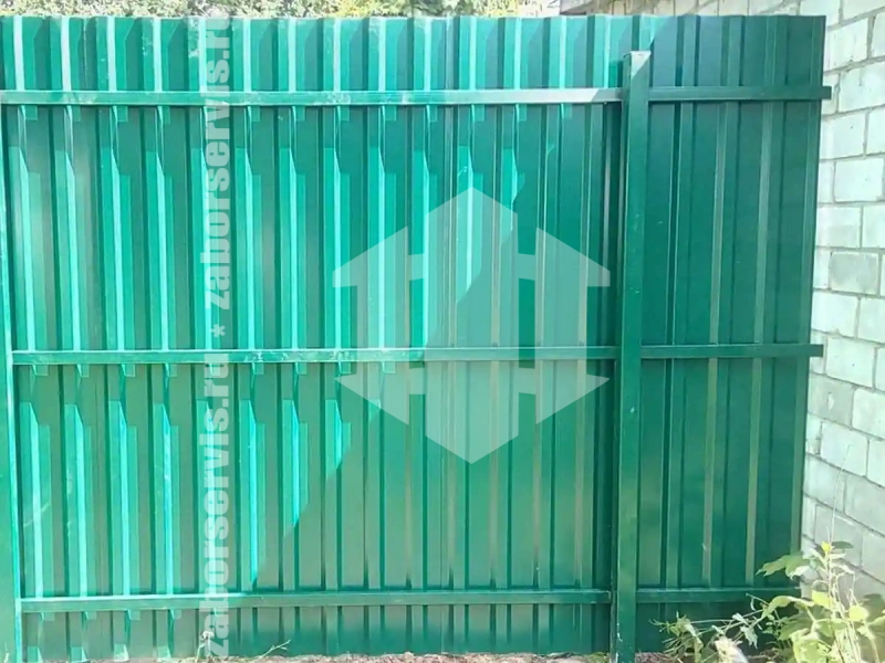 Забор из профнастила 20 метров