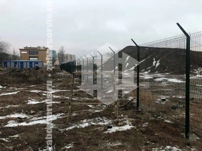 Забор из сетки гиттер 125 метров