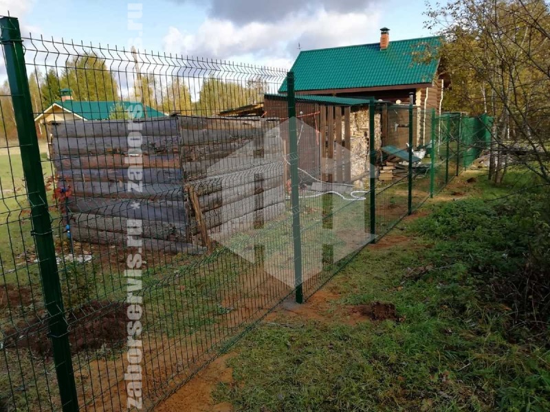 3D забор 110 метров 3,5мм пример 2 5мм