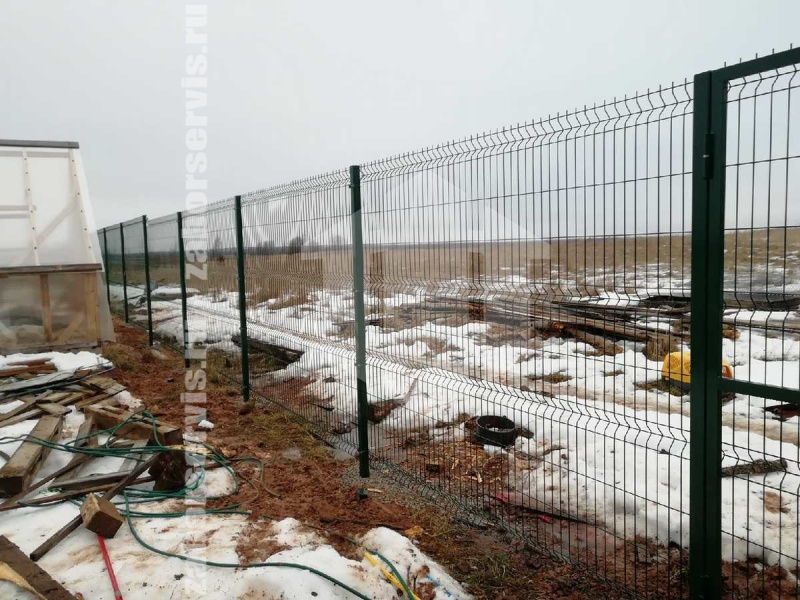 3D заборы 70 метров высота 1,5м 4мм