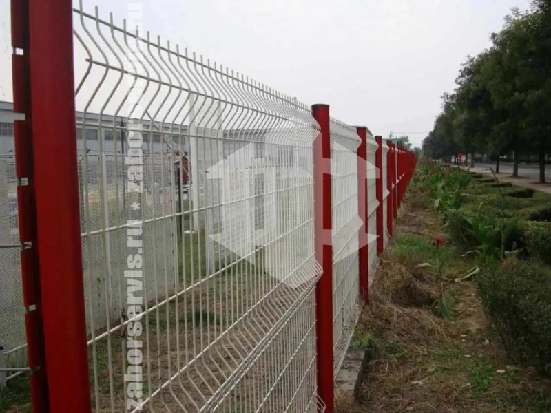 3D забор на ленточном фундаменте 150 метров