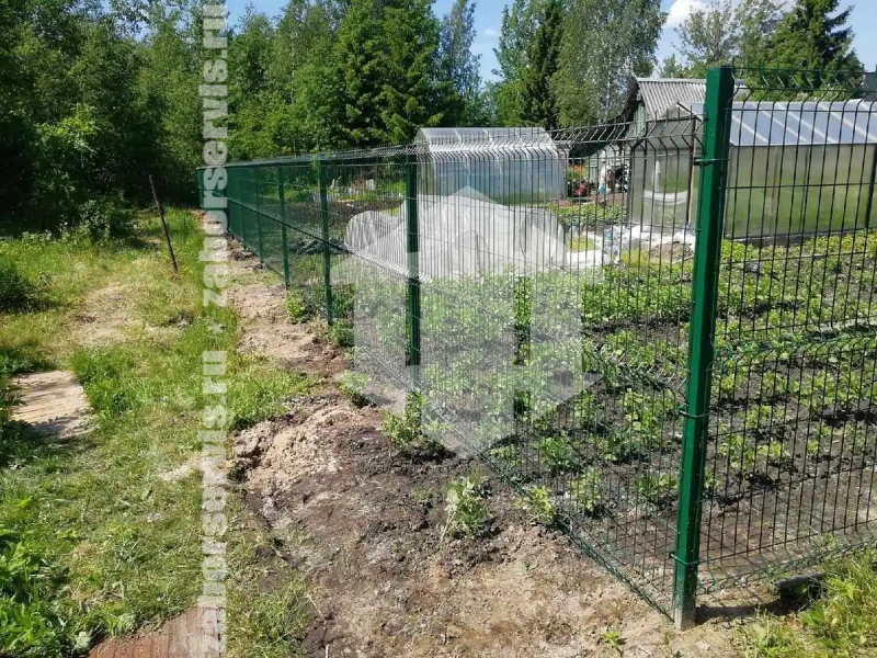 Забор из сетки гиттер 65 метров