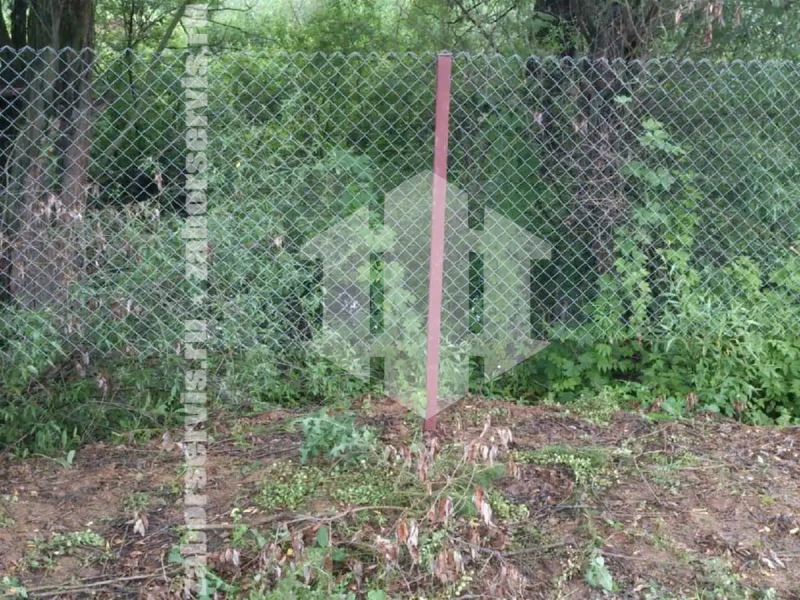 Забор из сетки рабицы в натяг 54 метра