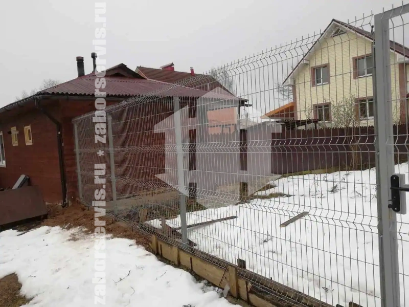 3Д оцинкованный забор 70 метров
