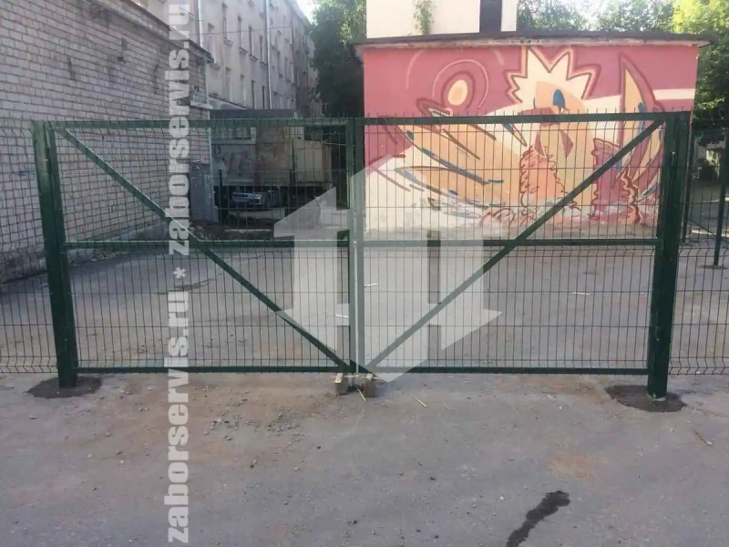 3D забор 32 метра высота 2,0м 6мм