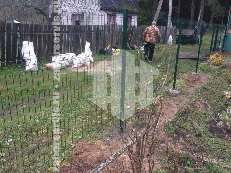 3D заборы для частного дома 69 метров 5мм